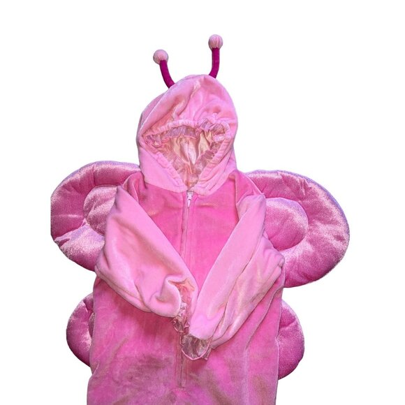 Halloween Costume 18 month Long Sleeve One Piece Butterfly Wings Hood WARM - Picture 3 of 10